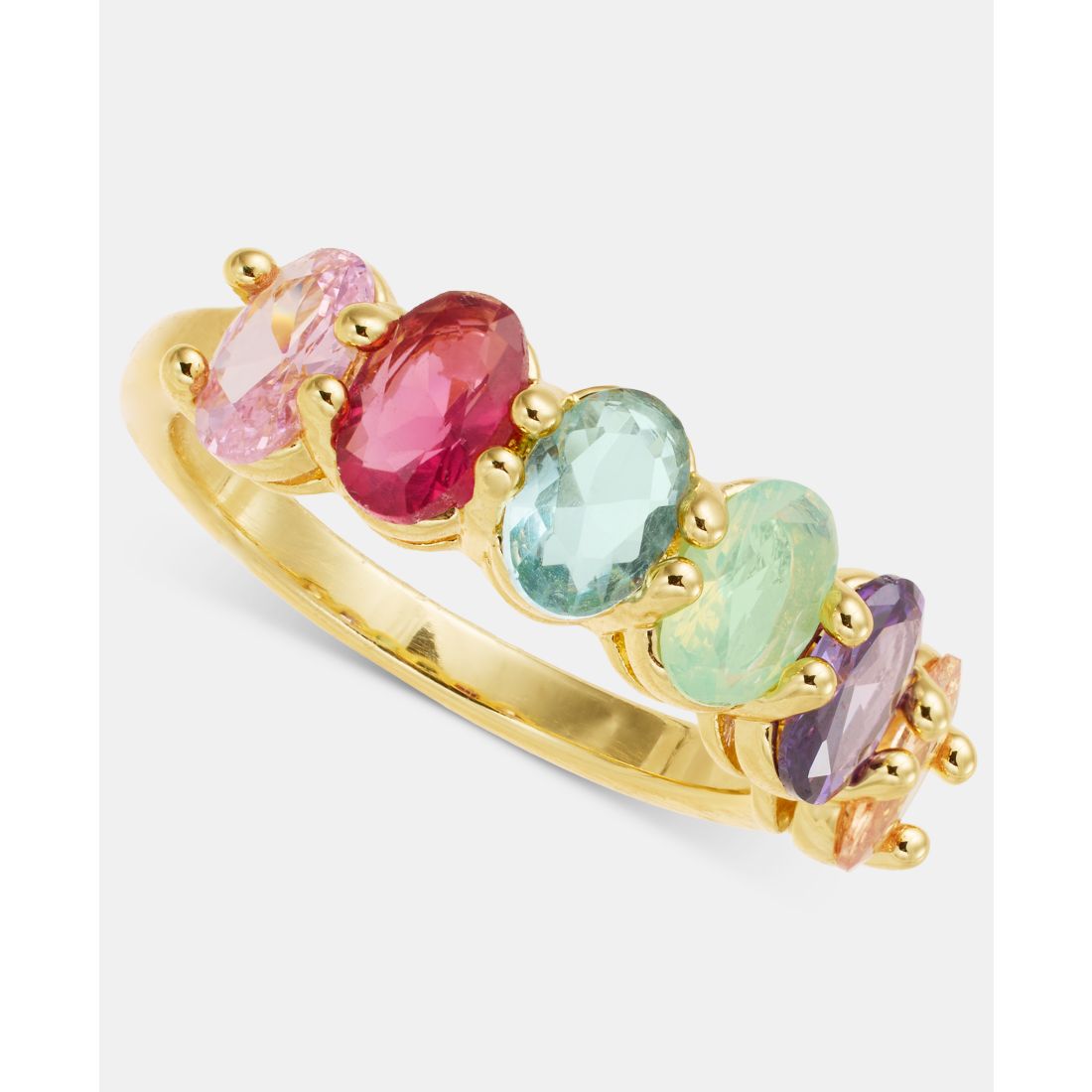 Charter Club Multicolor Crystal Ring, Macy's Exclusive