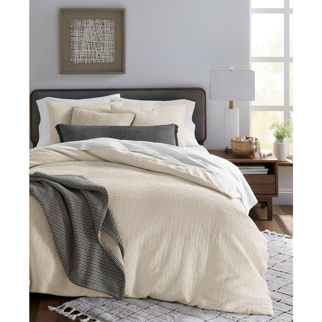 Oake Layered Horizons 3-Pc. Comforter Set, King, Exclusively for Macy's