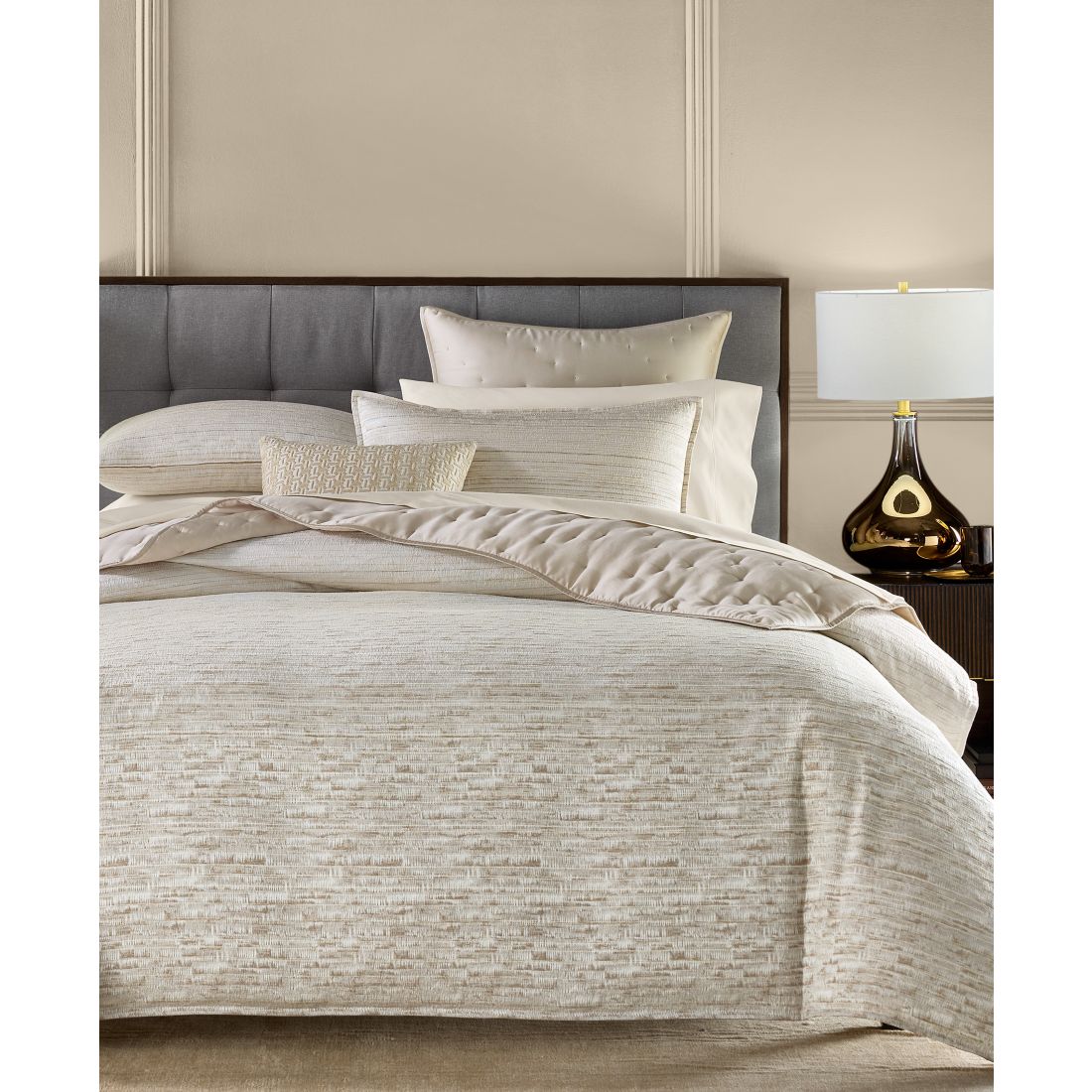 Hotel Collection Lithos Ombre 3-Pc. Comforter Set, Full/Queen, Macy's Exclusive