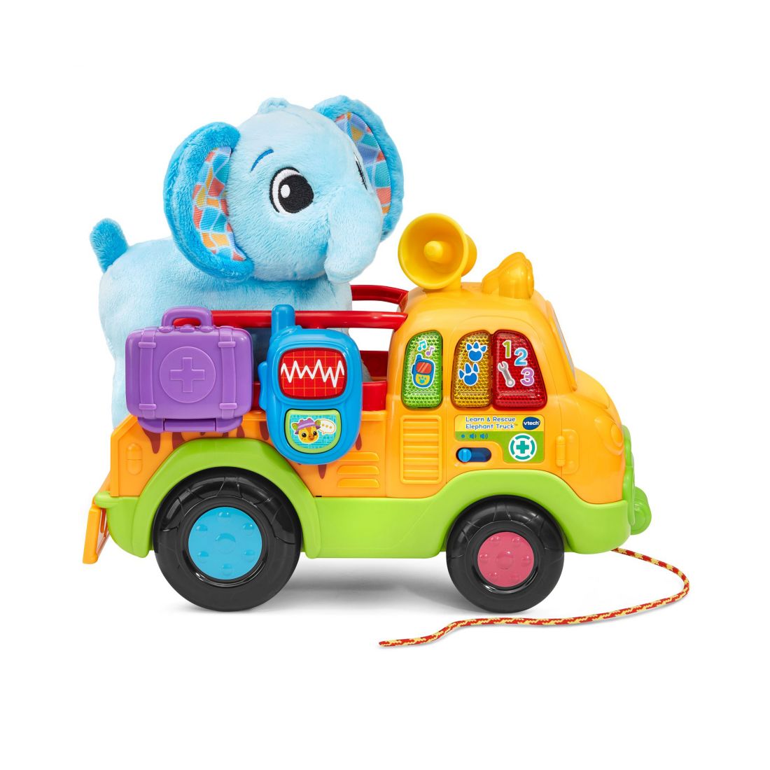 Vtech Learn and Rescue Elephant Truck Toy