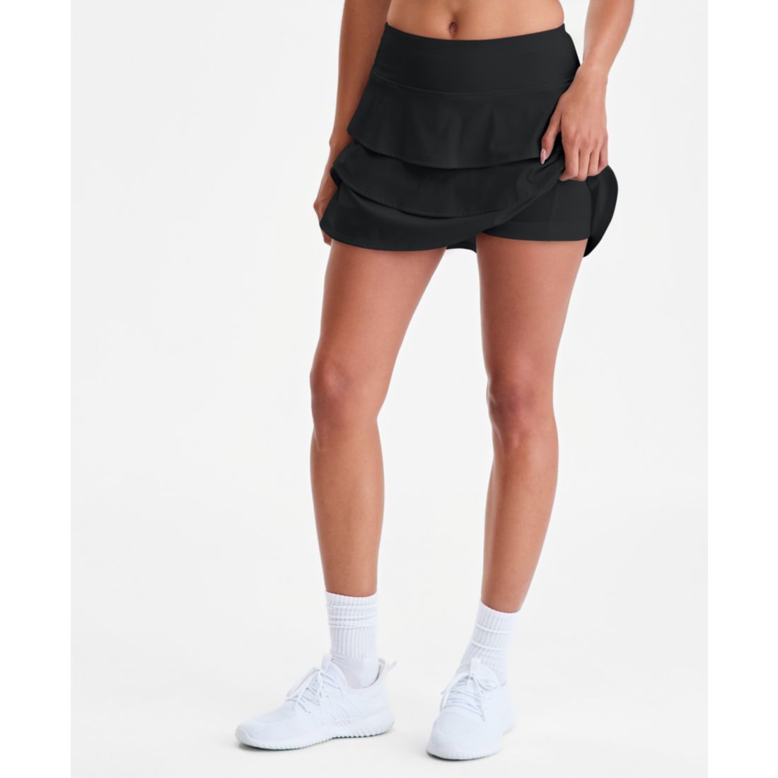 Id Ideology Women's Compression Flounce Skort, Macy's Exclusive