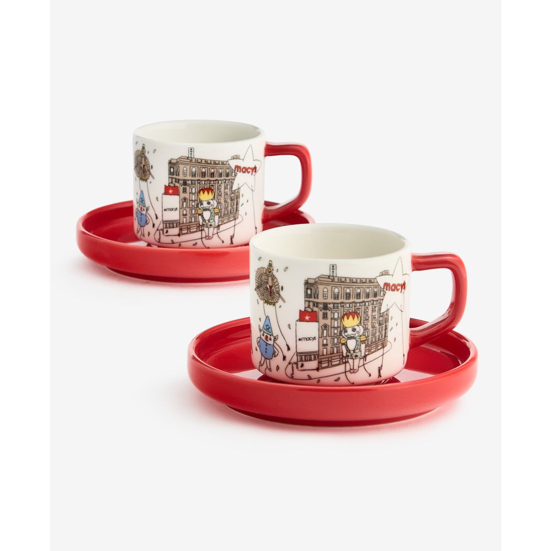 Macy's Stoneware Espresso Set for 2, Macy's Exclusive