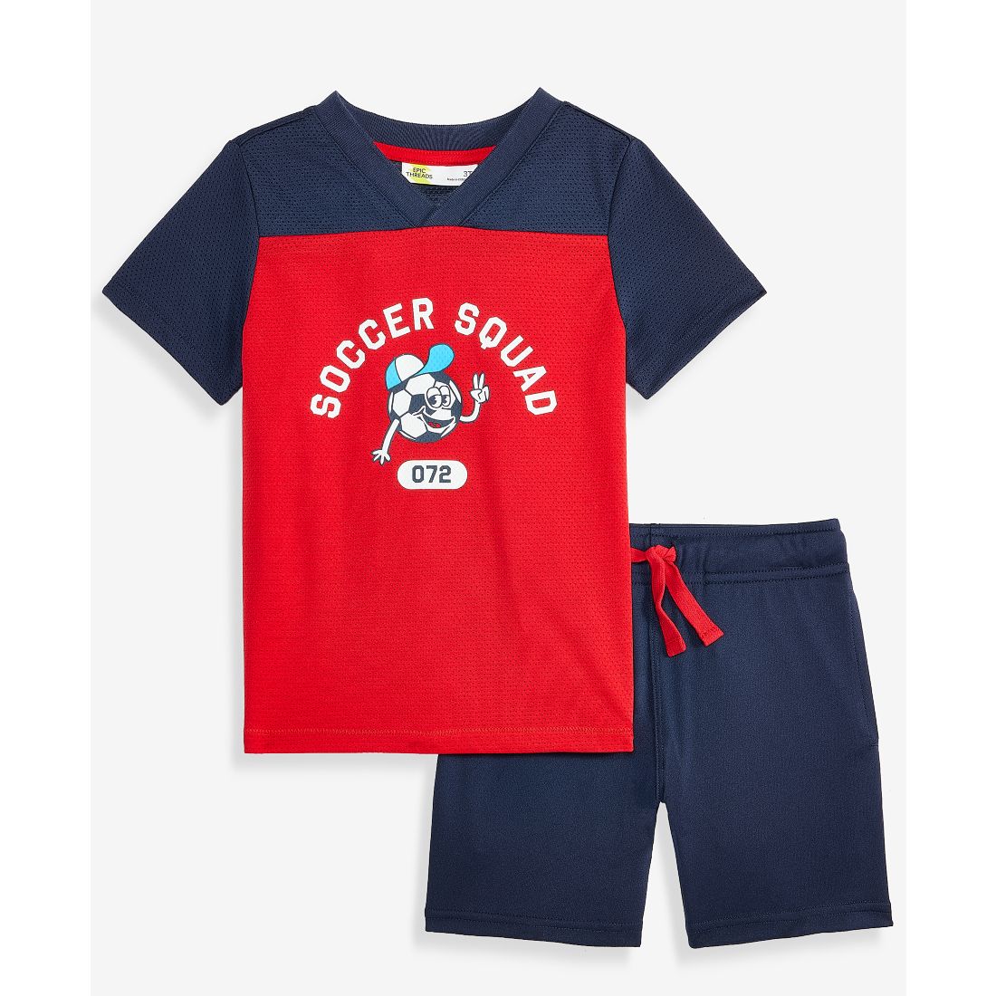 Epic Threads Toddler Boys 2-Piece Mesh Soccer Set, Macy's Exclusive
