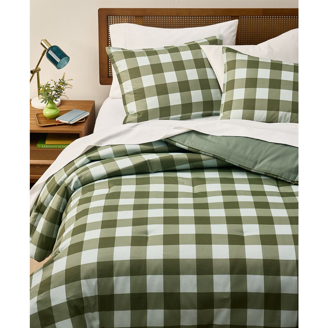 Arch Studio Arch Studios Gingham 3-Pc. Comforter Set, Full/Queen, Macy's Exclusive