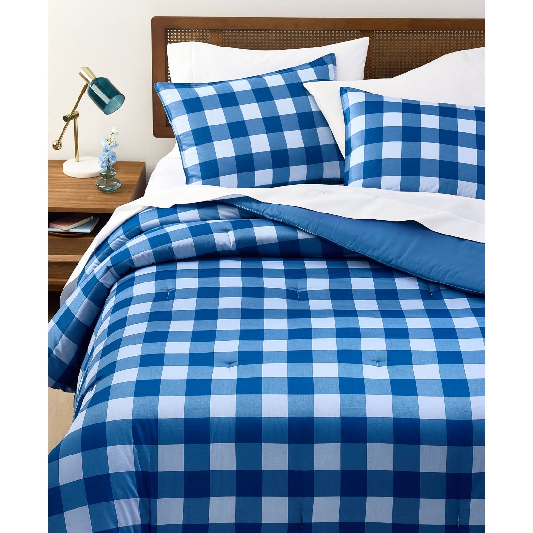 Arch Studio Arch Studios Gingham 3-Pc. Comforter Set, King, Macy's Exclusive