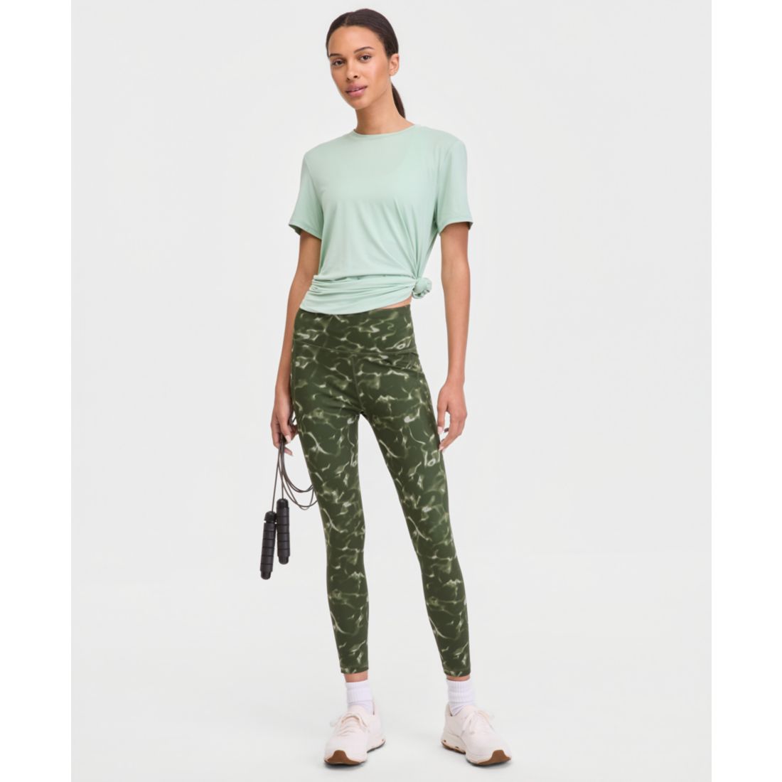 Id Ideology Women's Printed 7/8 Compression Leggings, Macy's Exclusive