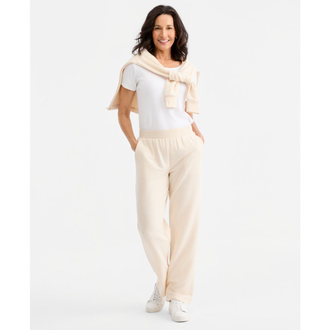 Style & Co Women's LuxLounge Fleece Pull-On Sweatpants, Macy's Exclusive