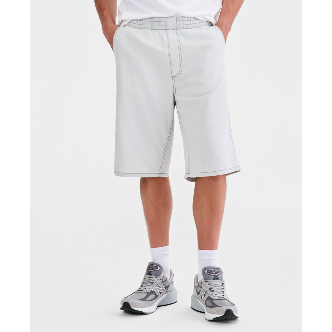 Sun + Stone Men's Lisbon Cotton Pull-On Shorts, Macy's Exclusive