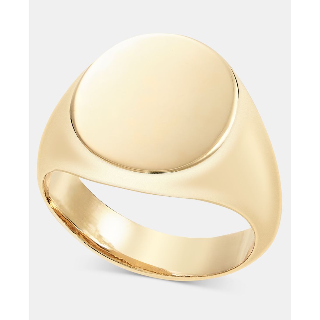 On 34th Round Signet Ring, Macy's Exclusive