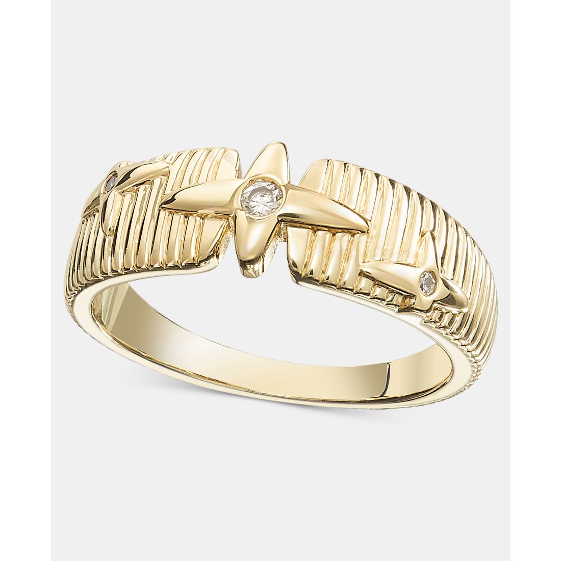 On 34th Pave Star Textured Band Ring, Macy's Exclusive