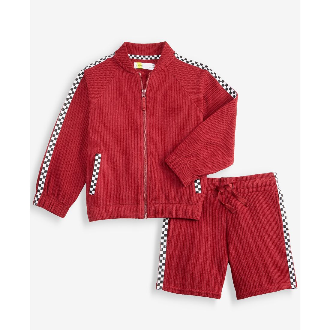 Epic Threads Toddler Boys' 12M-5T Textured-Knit Jacket & Shorts Set, Macy's Exclusive