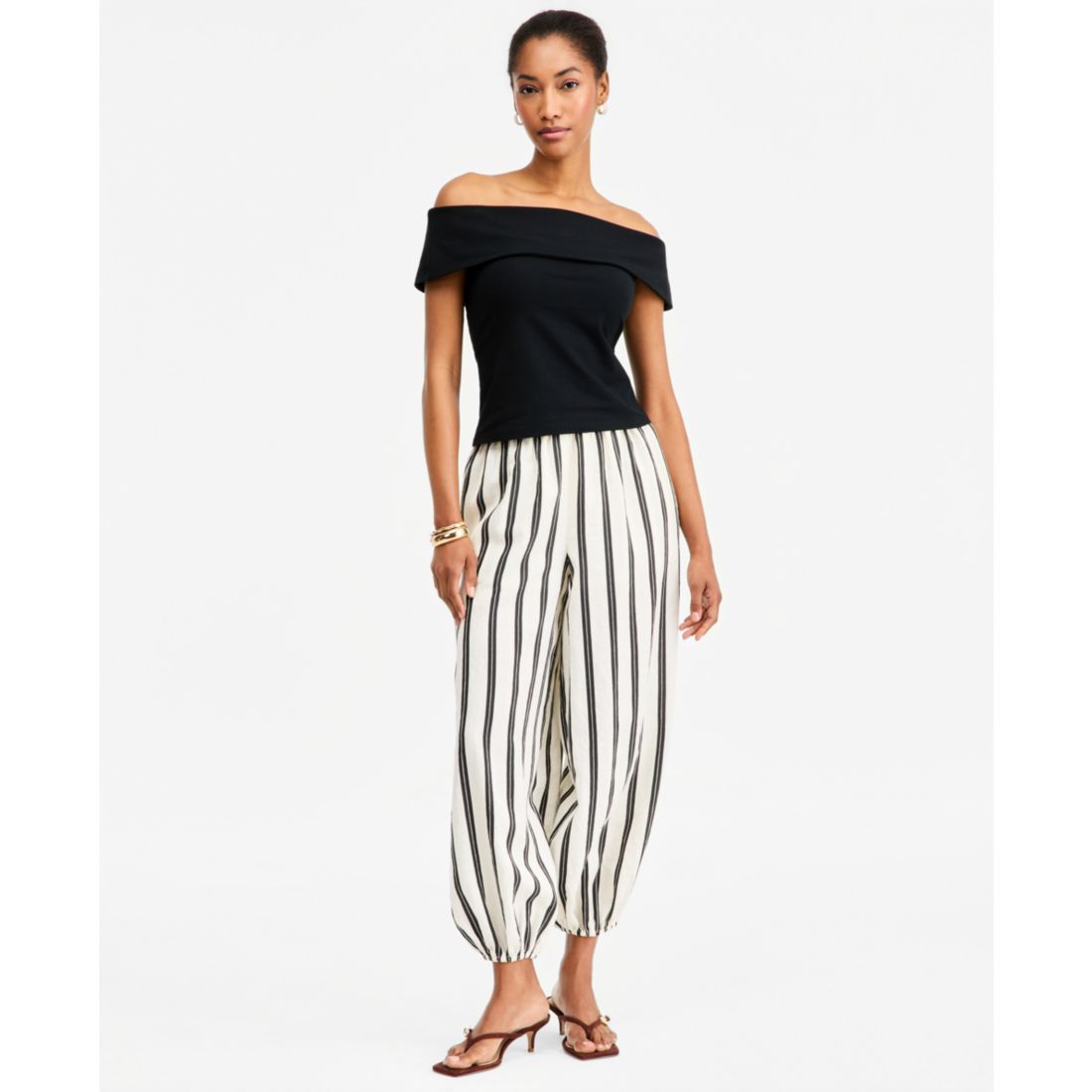 On 34th Women's Textured Balloon Pants, Macy's Exclusive