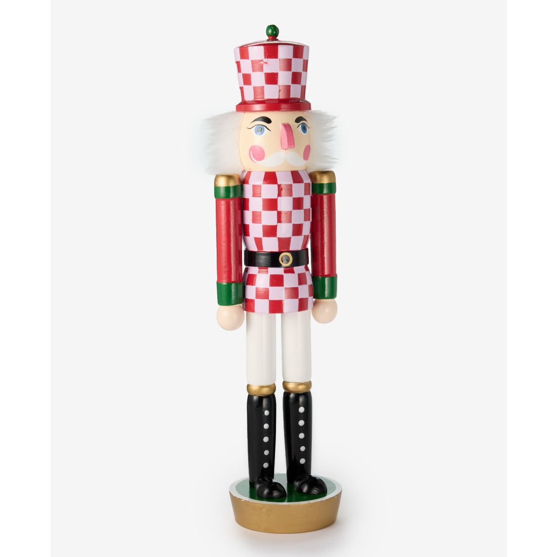 Holiday Lane Whimsy Checkered Nutcracker, Macy's Exclusive