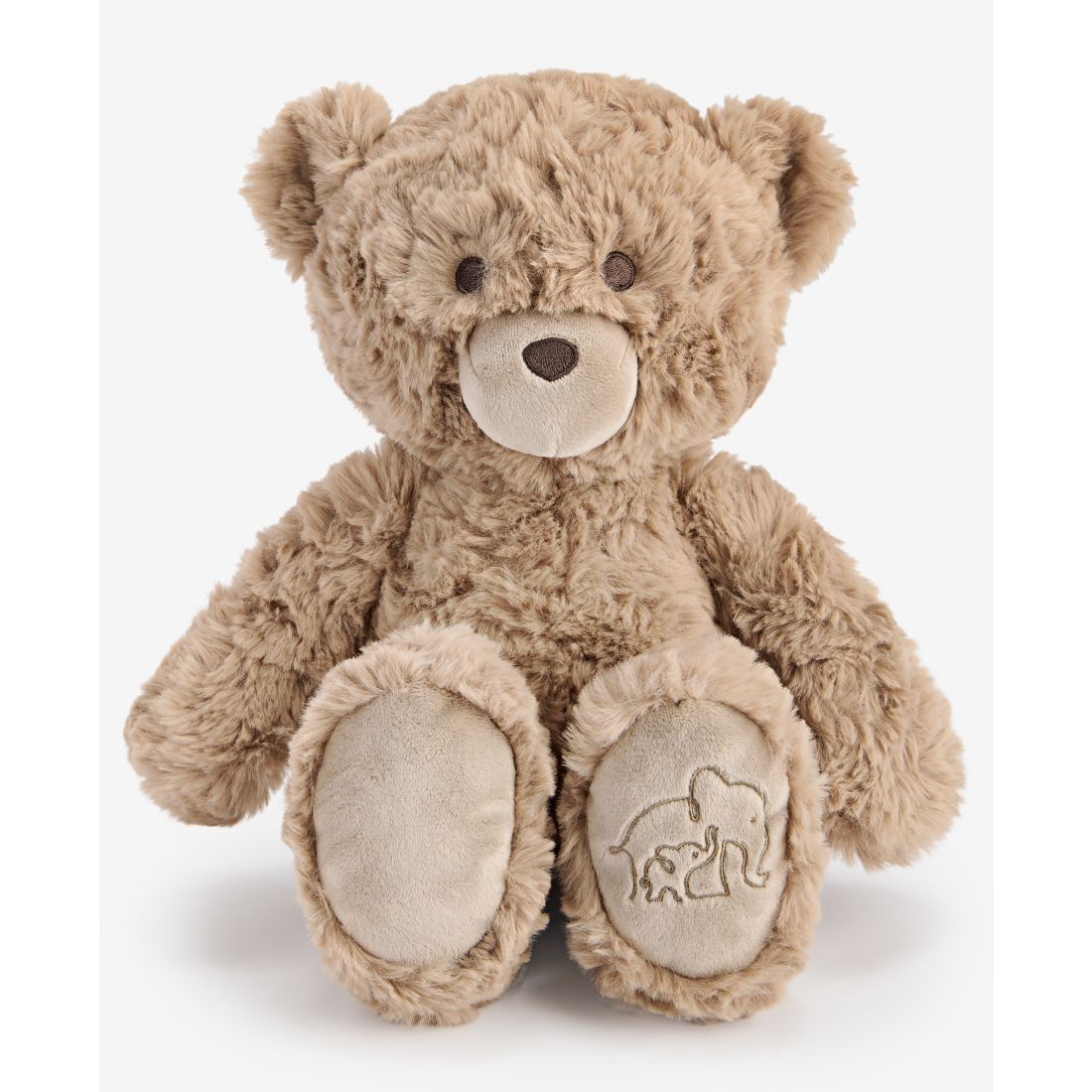 First Impressions Curly Fur Embroidered Teddy Bear, Macy's Exclusive