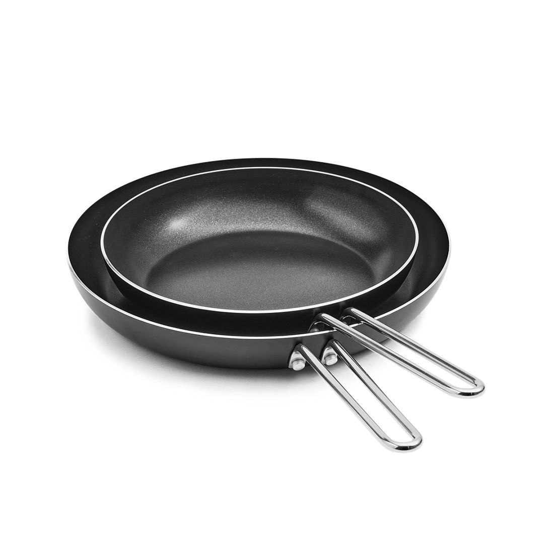 Arch Studio Nonstick Aluminum 2-Piece Frypan Set, Macy's Exclusive