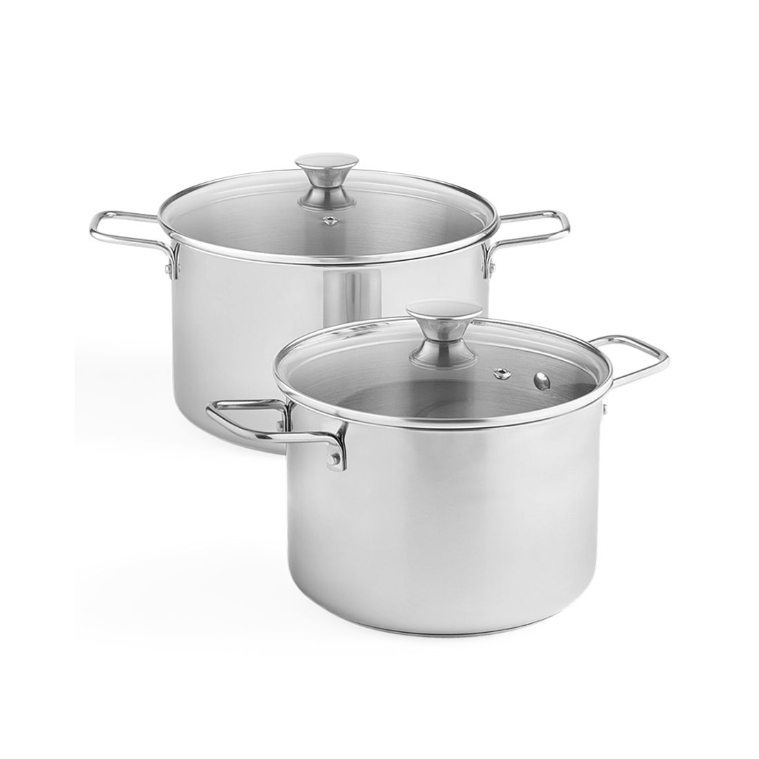 Arch Studio Stainless-Steel 2-Piece Stockpot Set, Macy's Exclusive