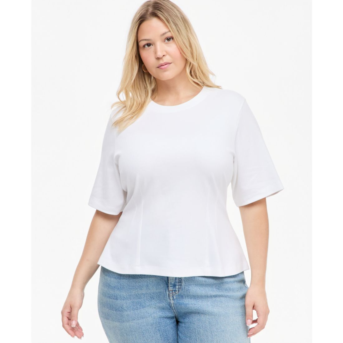 On 34th Plus Size Tie-Back Top, Macy's Exclusive