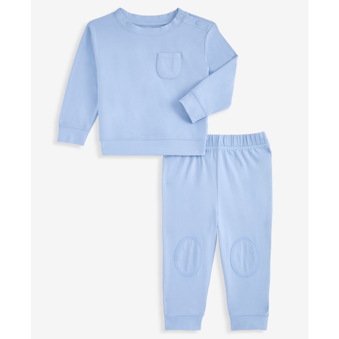 First Impressions Baby Boys' 0M-24M Soft & Cozy Solid Crewneck Sweatshirt and Sweatpants, 2-Piece Set, Macy's Exclusive