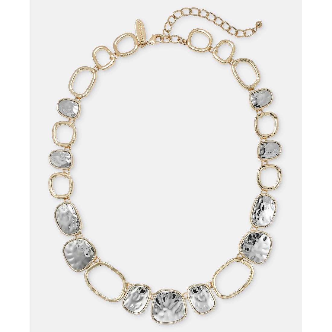 Style & Co Sculptural Disc All-Around Statement Necklace, 16" + 3" extender, Macy's Exclusive
