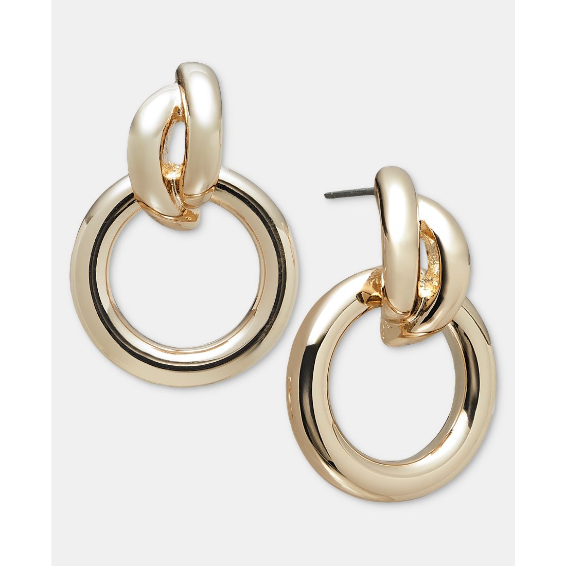 On 34th Linked Doorknocker Drop Earrings, Macy's Exclusive
