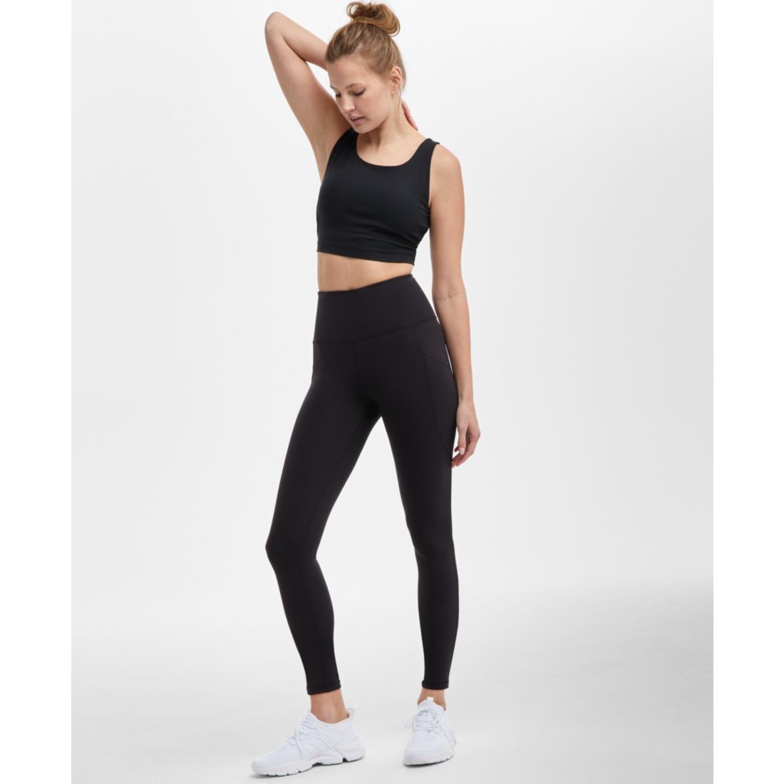 Id Ideology Women's Solid 7/8 Compression Leggings, Created for Macy's
