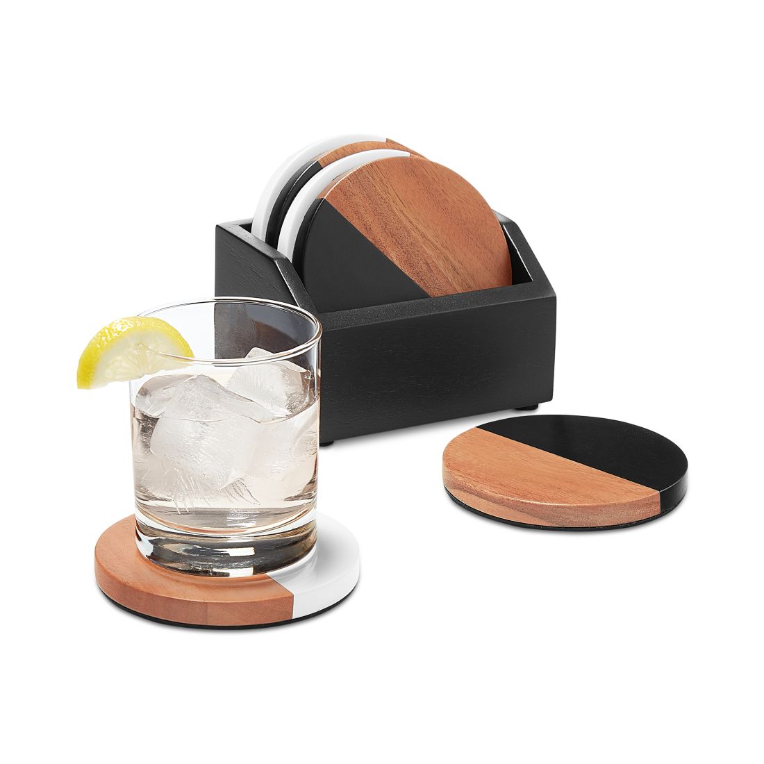 The Cellar 6-Pc. Coasters & Holder Set, Exclusively at Macy's