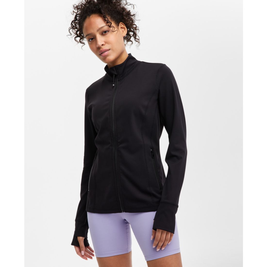 Id Ideology Women's Studio Full-Zip Jacket, Exclusively at Macy's
