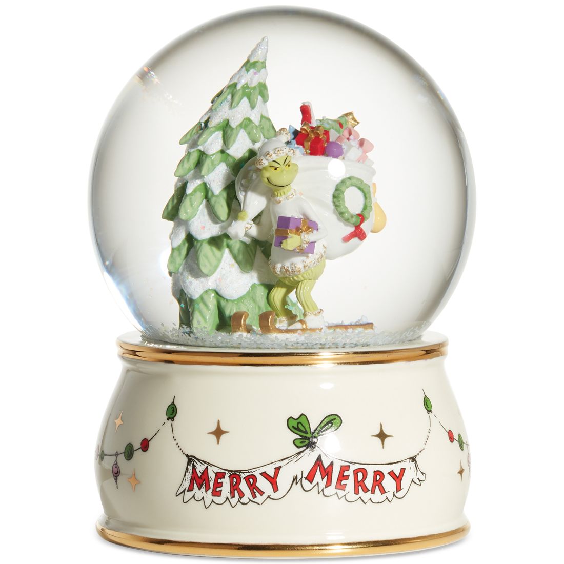 Lenox Grinchmas Snow Globe