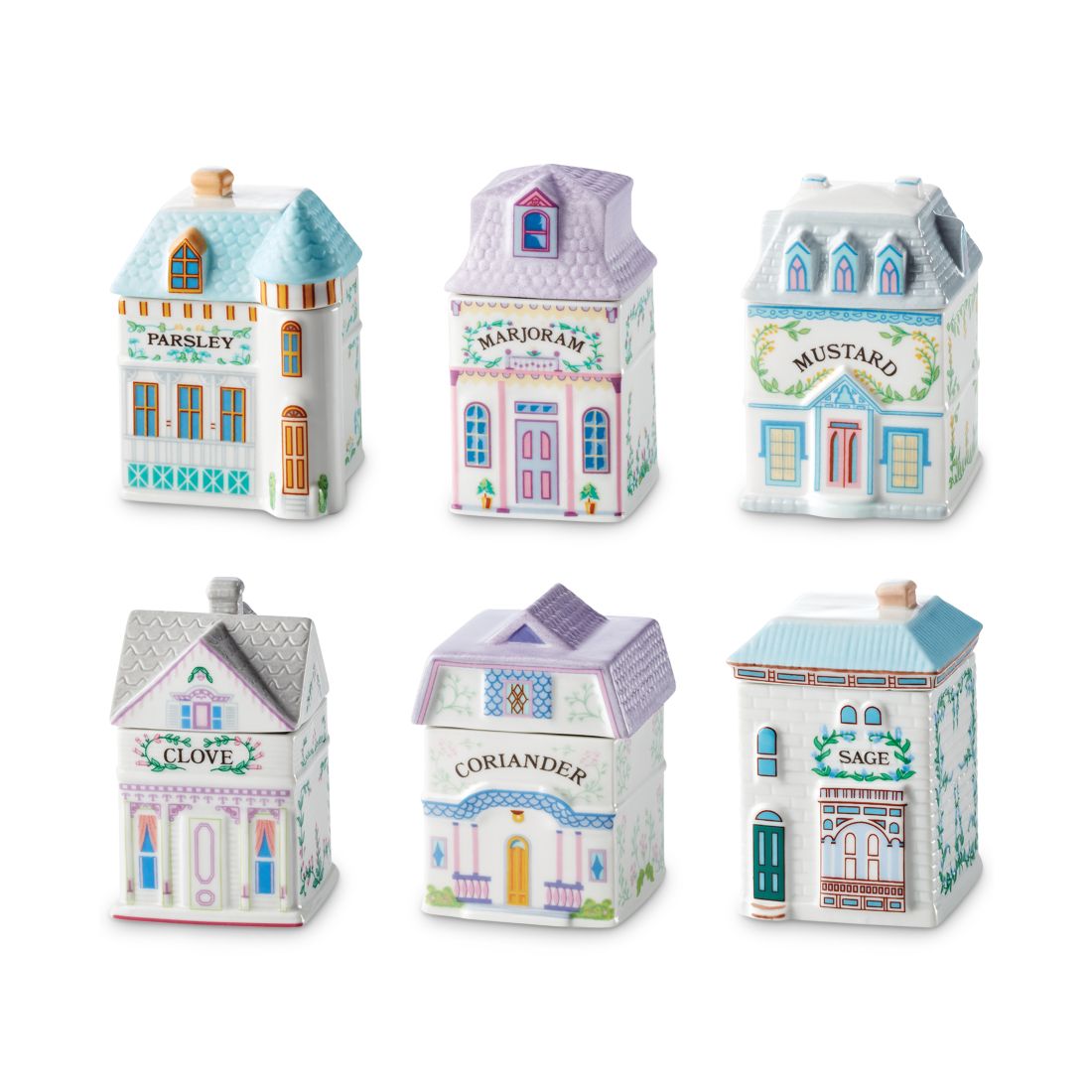 Lenox Spice Village 6 Pc. Spice Jar Rustic Set