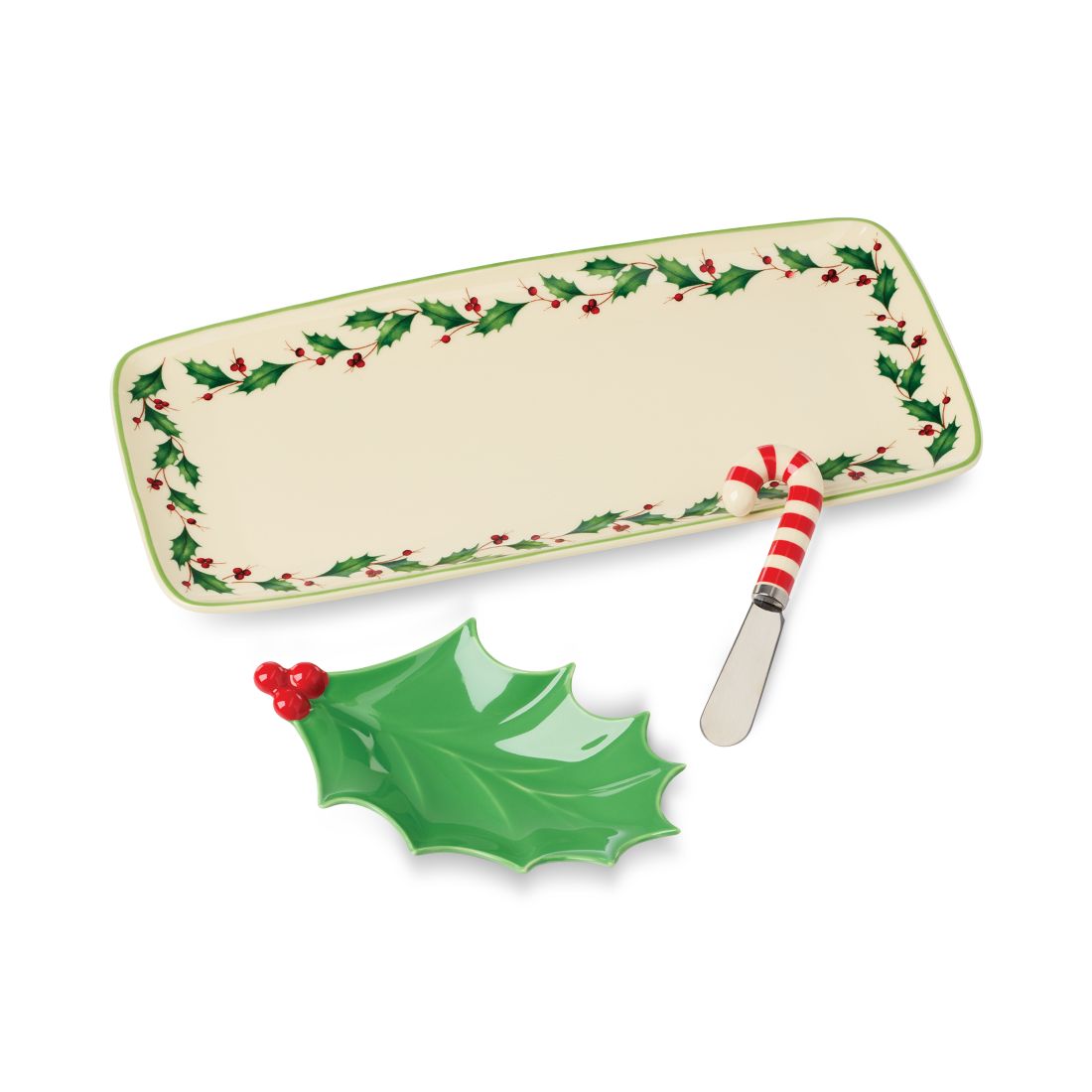 Lenox Holiday 3-Piece Hostess Set with Spreader