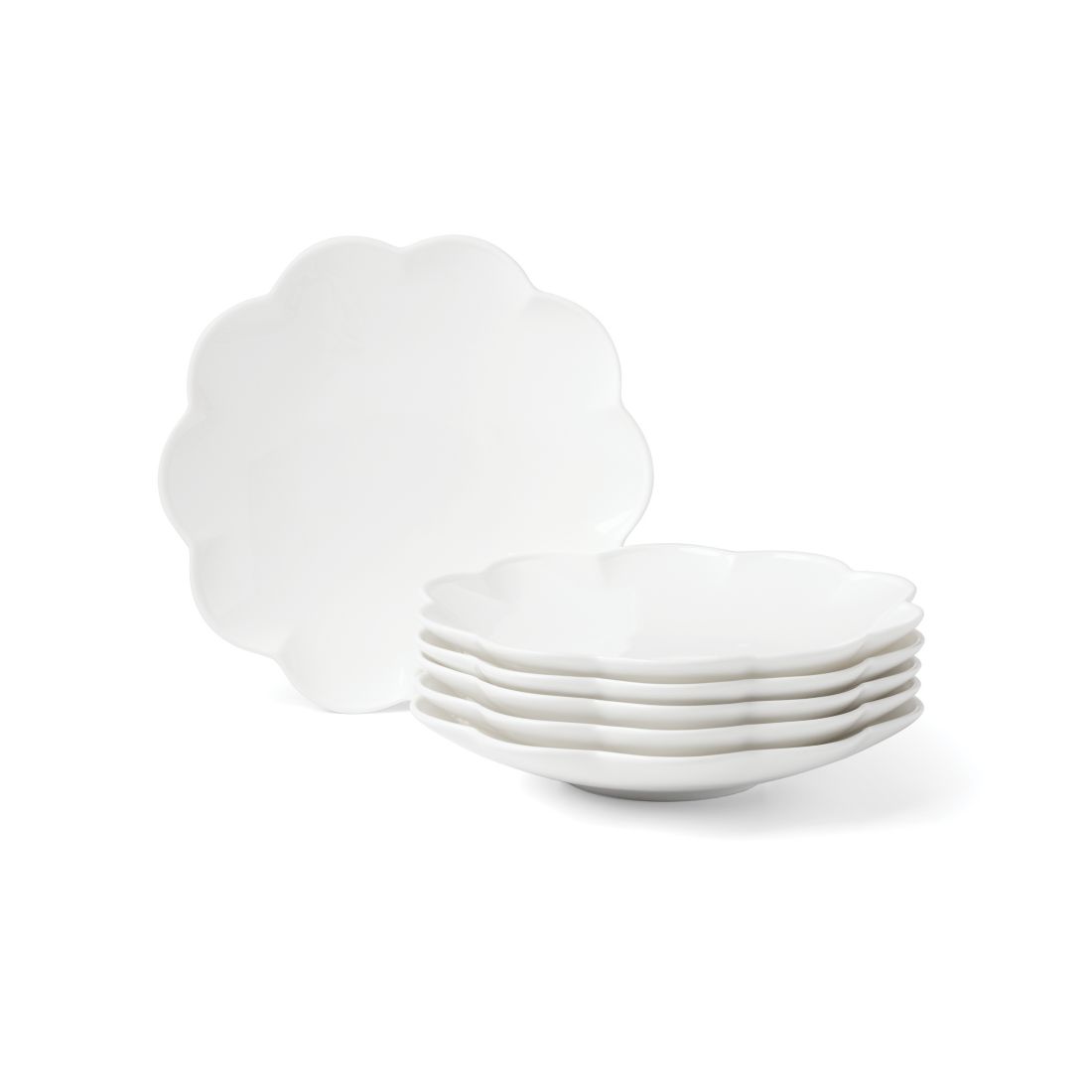 Lenox Studio 1414 Scallop Accent Plates, Set of 6