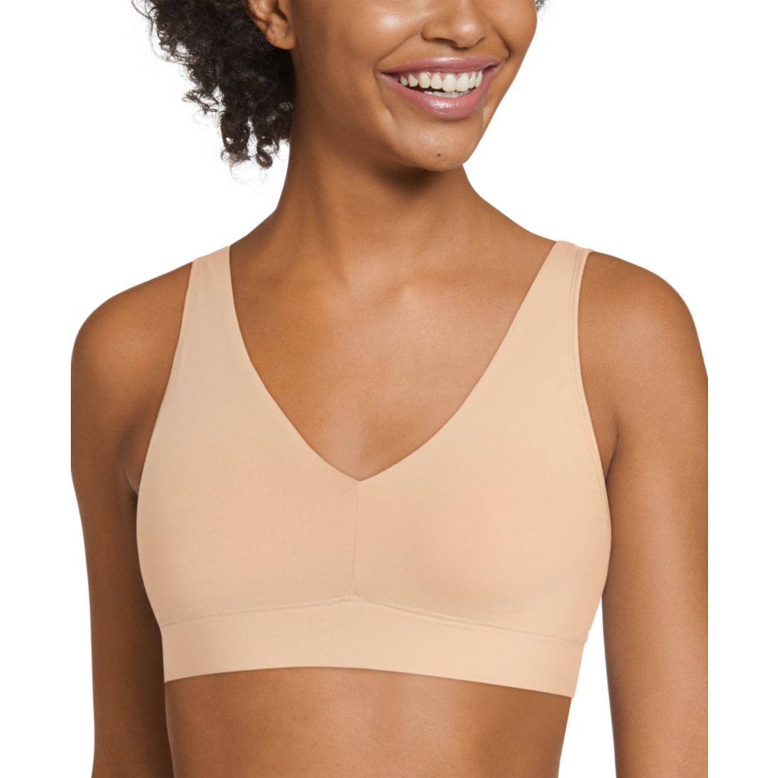 Jockey Women's Solid Seam-Free Smooth Light Support Bralette 3044
