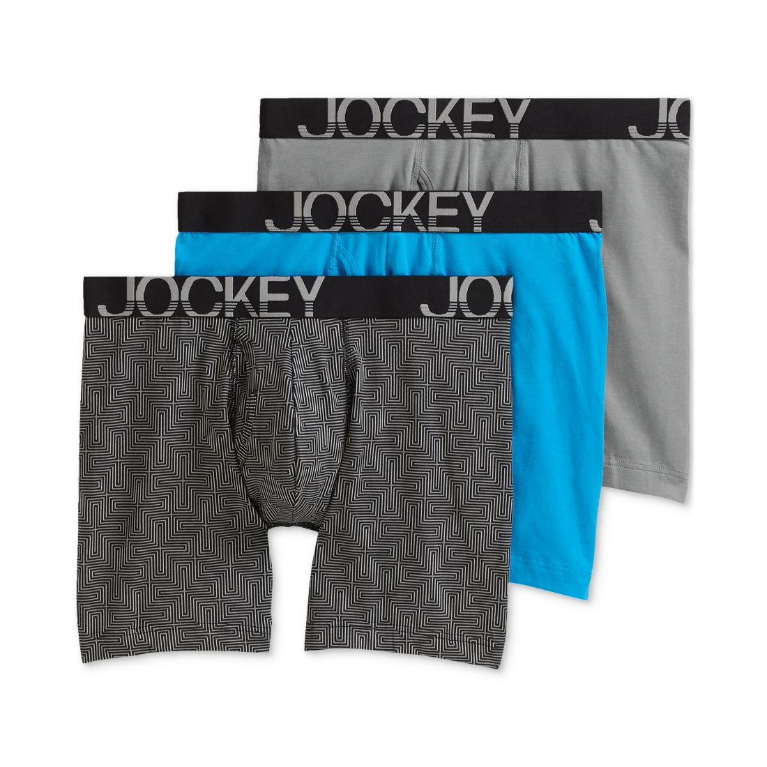 Jockey 3-Pack ActiveStretch 7" Boxer Briefs