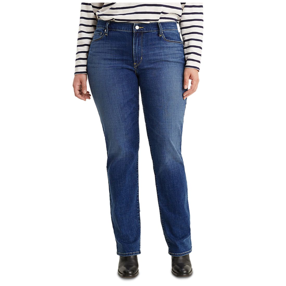 Levi's Trendy Plus Size Classic Straight Leg Jeans