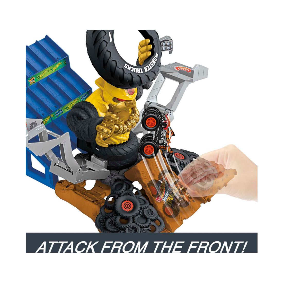 Macy*s Hot Wheels Monster Trucks Arena Smashers Mega-Wrex Vs