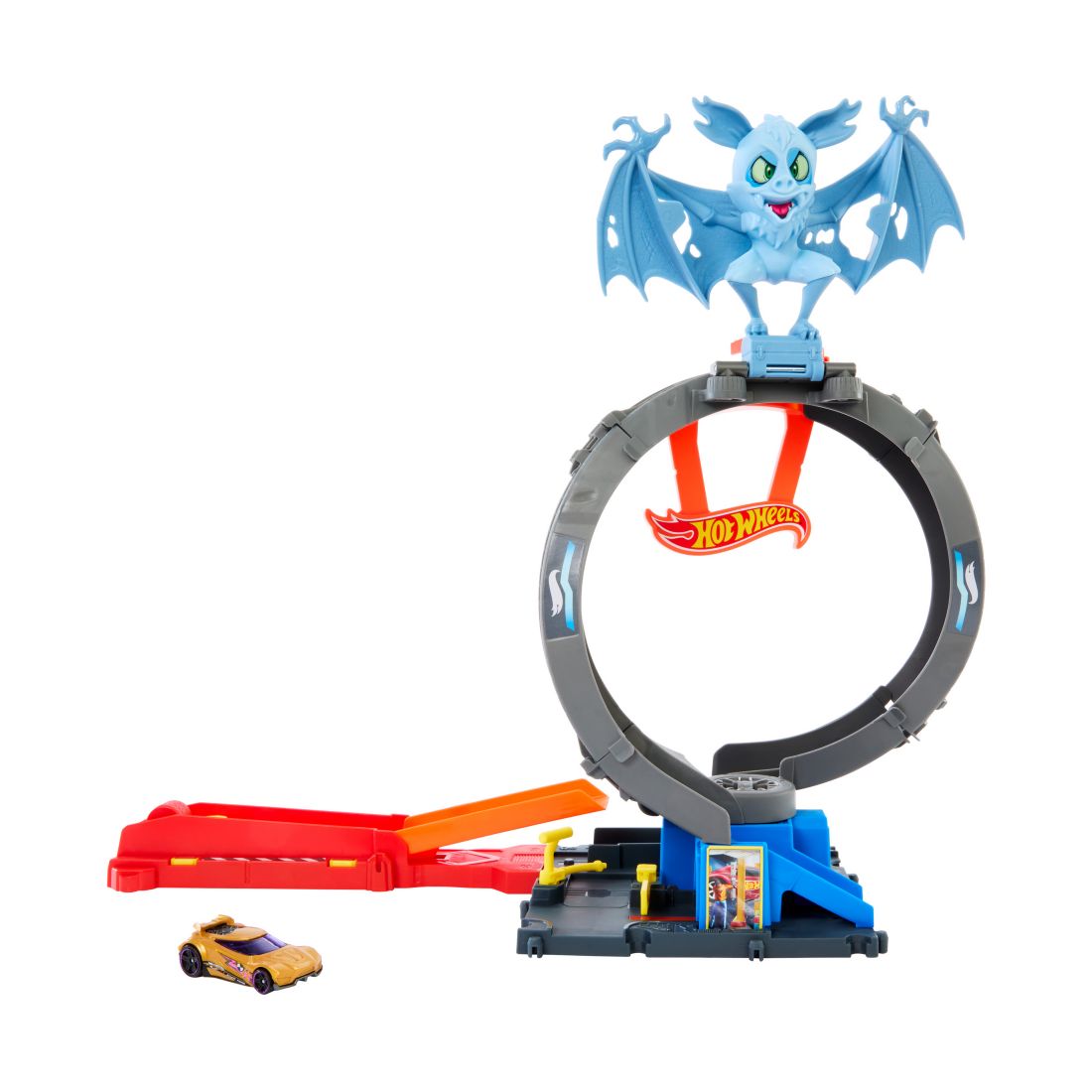 Hot Wheels City Bat Loop Attack Playset