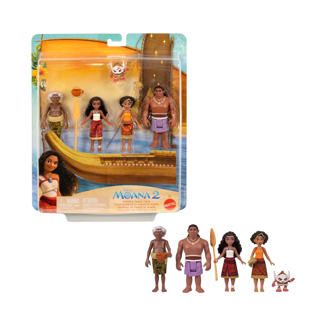 Disney Princess Moana 2 Canoe Crew Playset