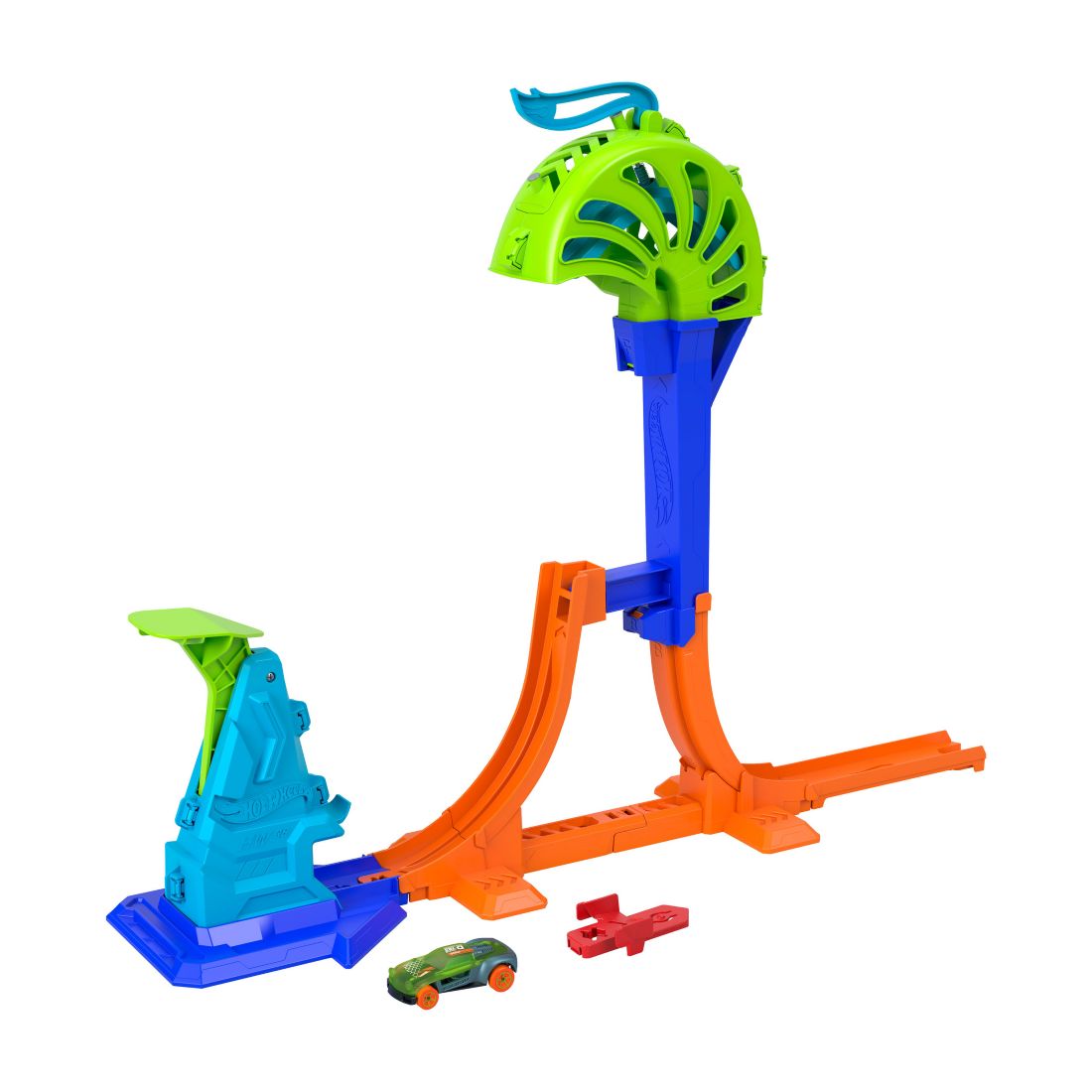Hot Wheels Stunt Tracks Power Launch Champion Track Set
