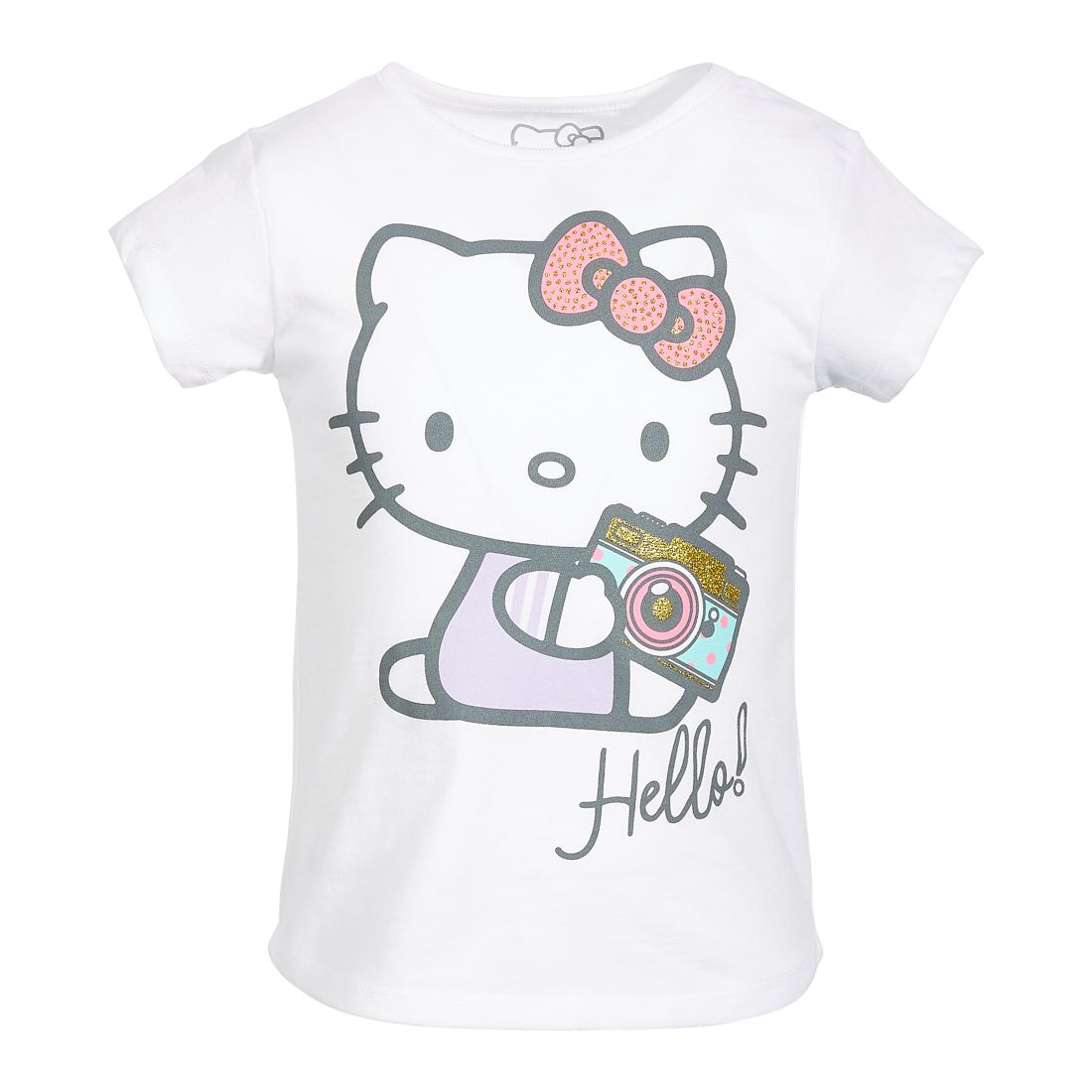 Hello Kitty Little Girls Hello Kitty Camera Graphic Tee