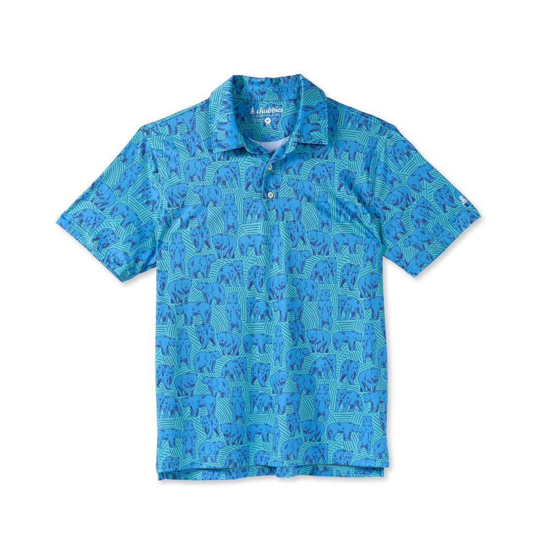 Chubbies Men's Bear With Me Regular-Fit Polo Shirt