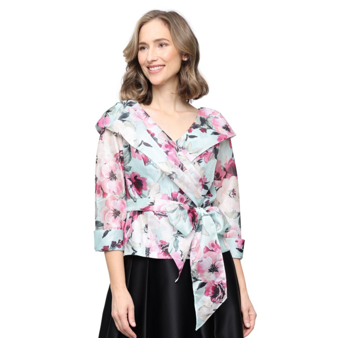 Alex Evenings Petite V-Neck Top