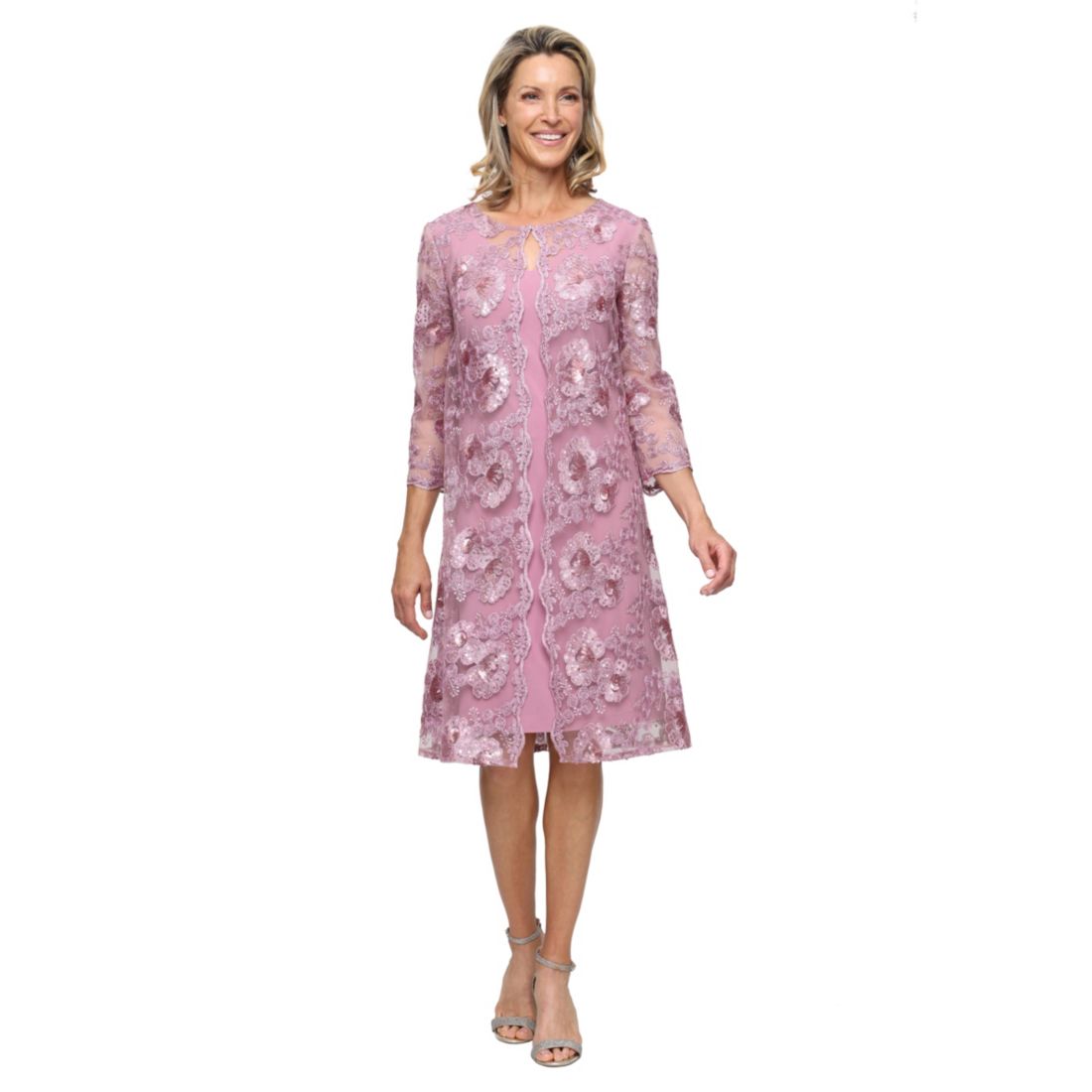 alex evenings dresses macys Alex Evenings Women's Off-The-Shoulder Lace A-Line Dress