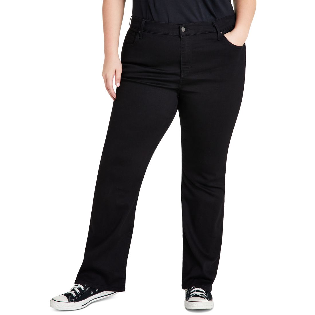 Levi's Trendy Plus Size 725 High-Rise Bootcut Jeans