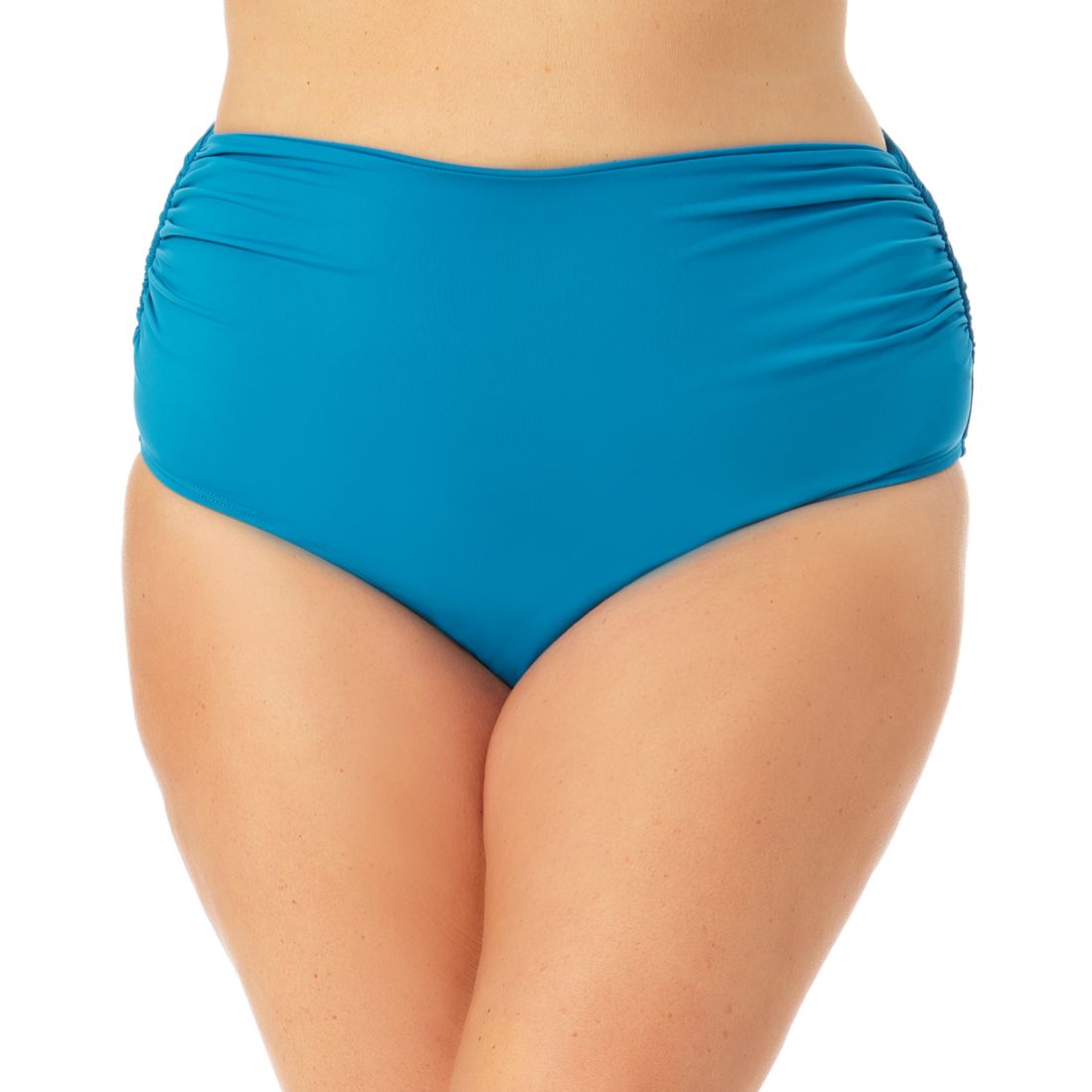 Anne Cole Plus Size High-Waist Bikini Bottoms