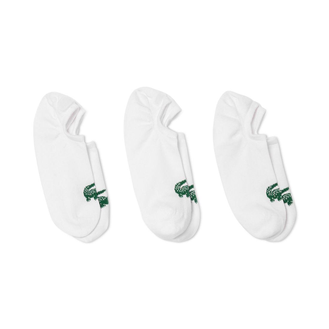 Lacoste Men's No Show Socks, 3-Pack