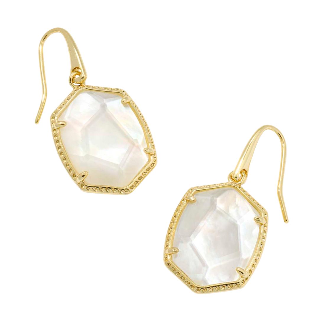 Kendra Scott Daphne Amazonite 14k Gold-Tone Over Brass Drop Earrings