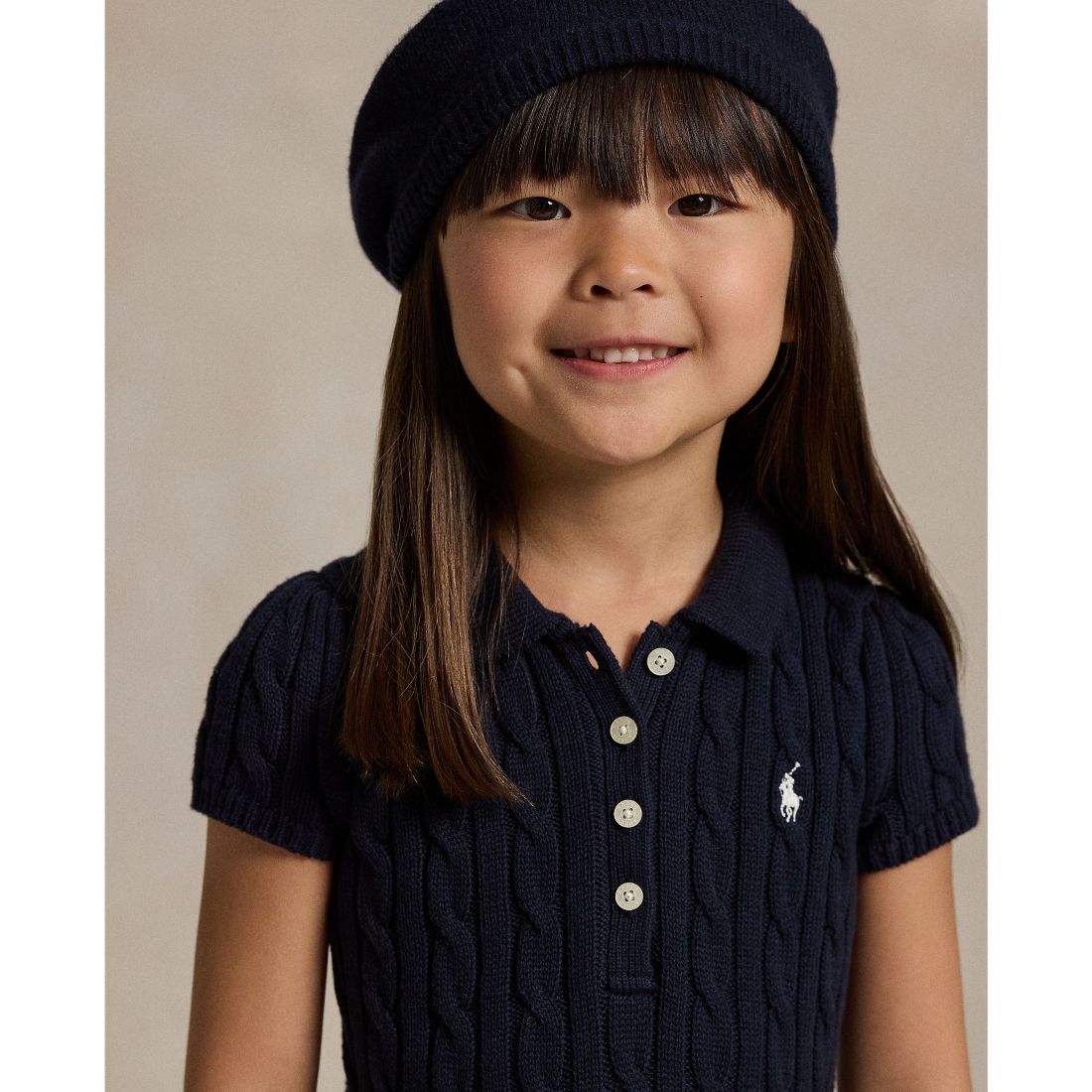 Macy*s Polo Ralph Lauren Toddler and Little Girls Cable-Knit