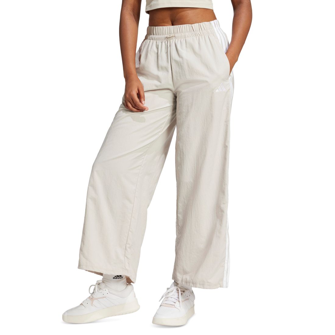 adidas Women's Three Stripe Parachute Pants
