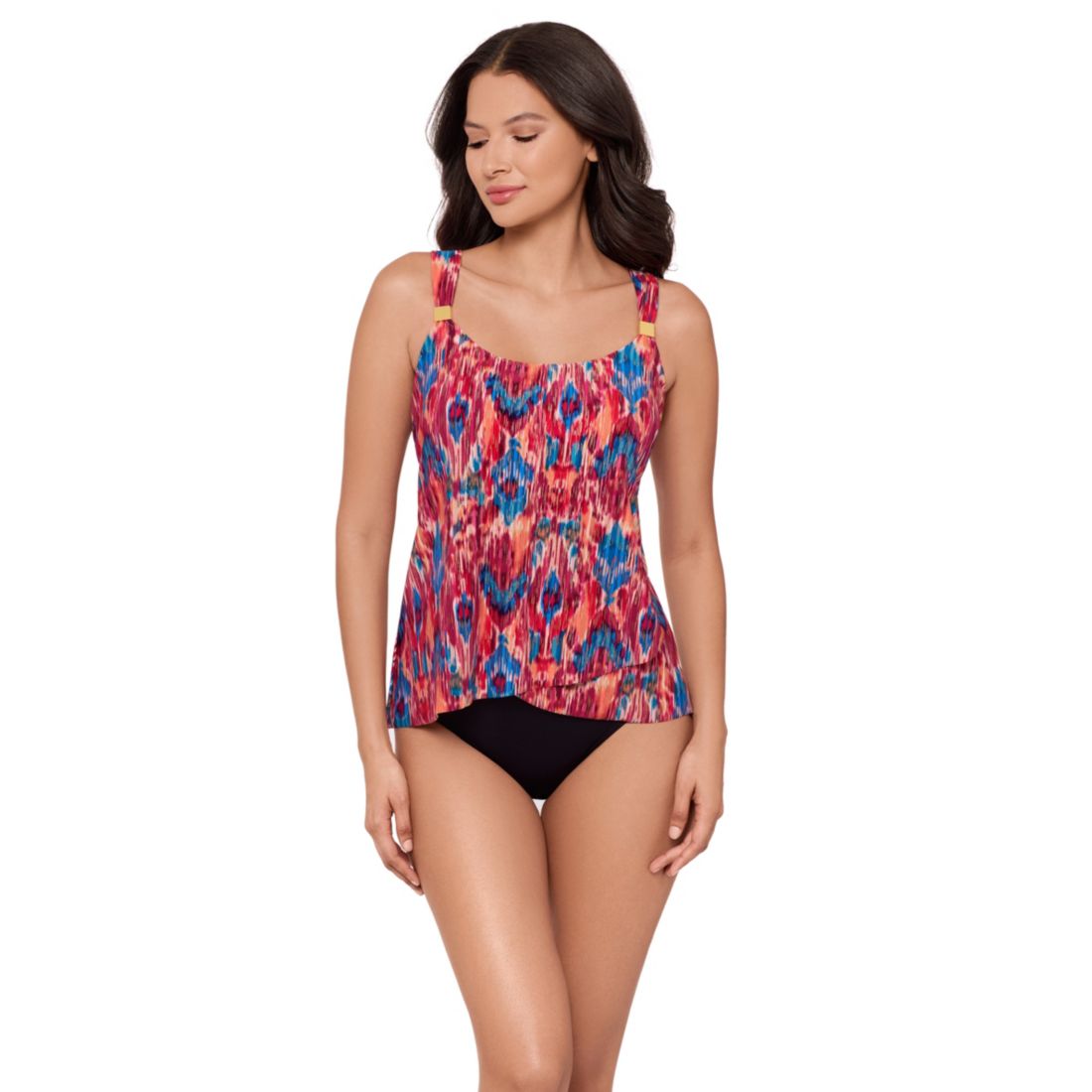 Miraclesuit Women's Printed Underwired Tankini Top