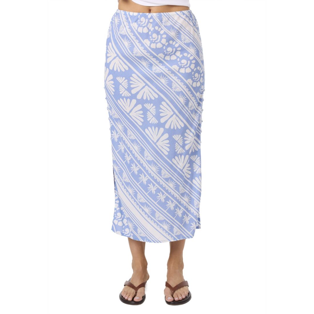 O'neill Women's Bellamy Abstract Pull-On Midi Skirt